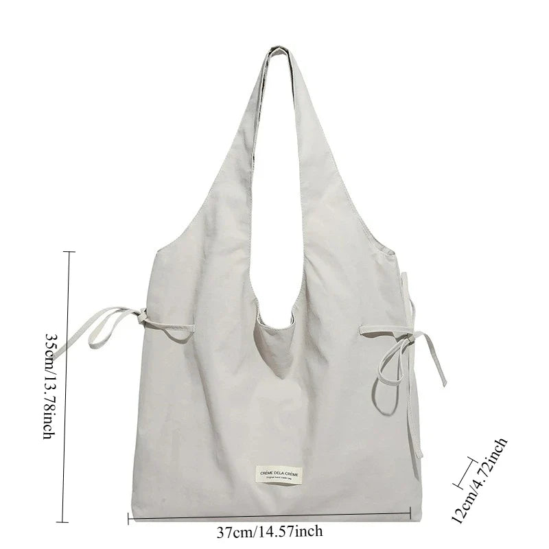 New Fashion Simple Shoulder Bag Women Large Capacity Comfortable Versatile Texture Tote Bag Simple Casual Storage Handbag