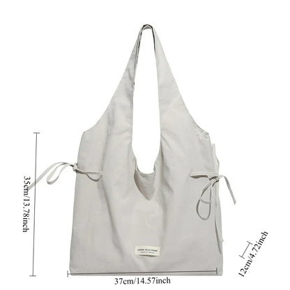 New Fashion Simple Shoulder Bag Women Large Capacity Comfortable Versatile Texture Tote Bag Simple Casual Storage Handbag