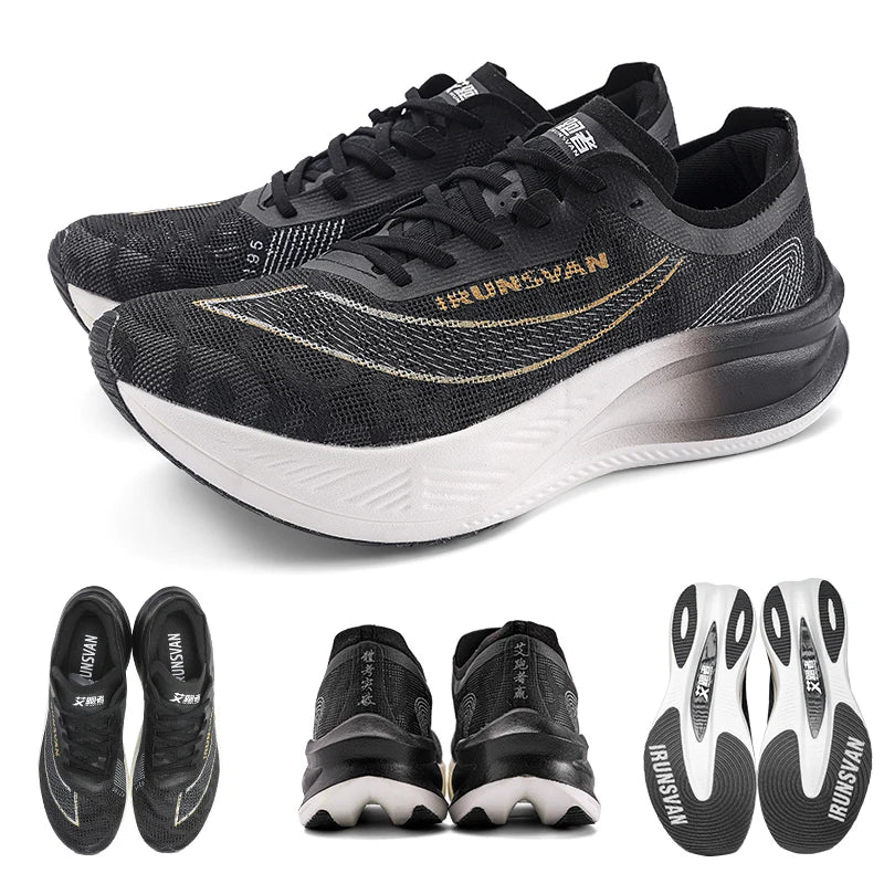 Professional Marathon Shoes Men Nylon Carbon Fiber Breathable Ultra Light  Race Running Sneakers Unisex