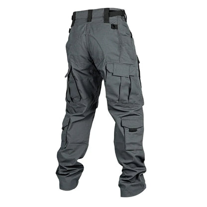 Men Military Tactics Pants Quick Dry Tactical Cargo Pants Wear-Resistant Multi-Pocket Men's Trousers Loose Combat Work Pant Male