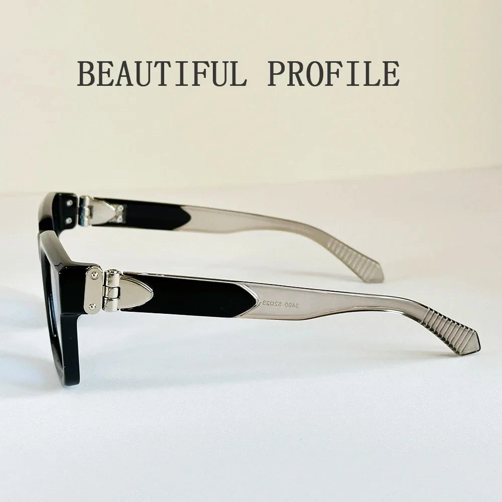 Millionaire Square Sunglass Men Vintage Luxury Sunglasses 2025 Trendy Fashion Glasses Gafas De Sol Hombre Lunette Soleil Femme