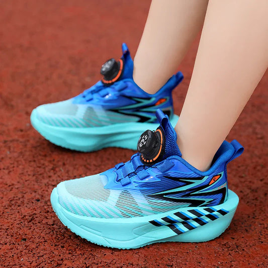 Children‘s Basketball Shoes Non-slip Breathable Running Shoes Lace-up Boys Girls Training Sneakers Athletic Shoes Tennis Shoes