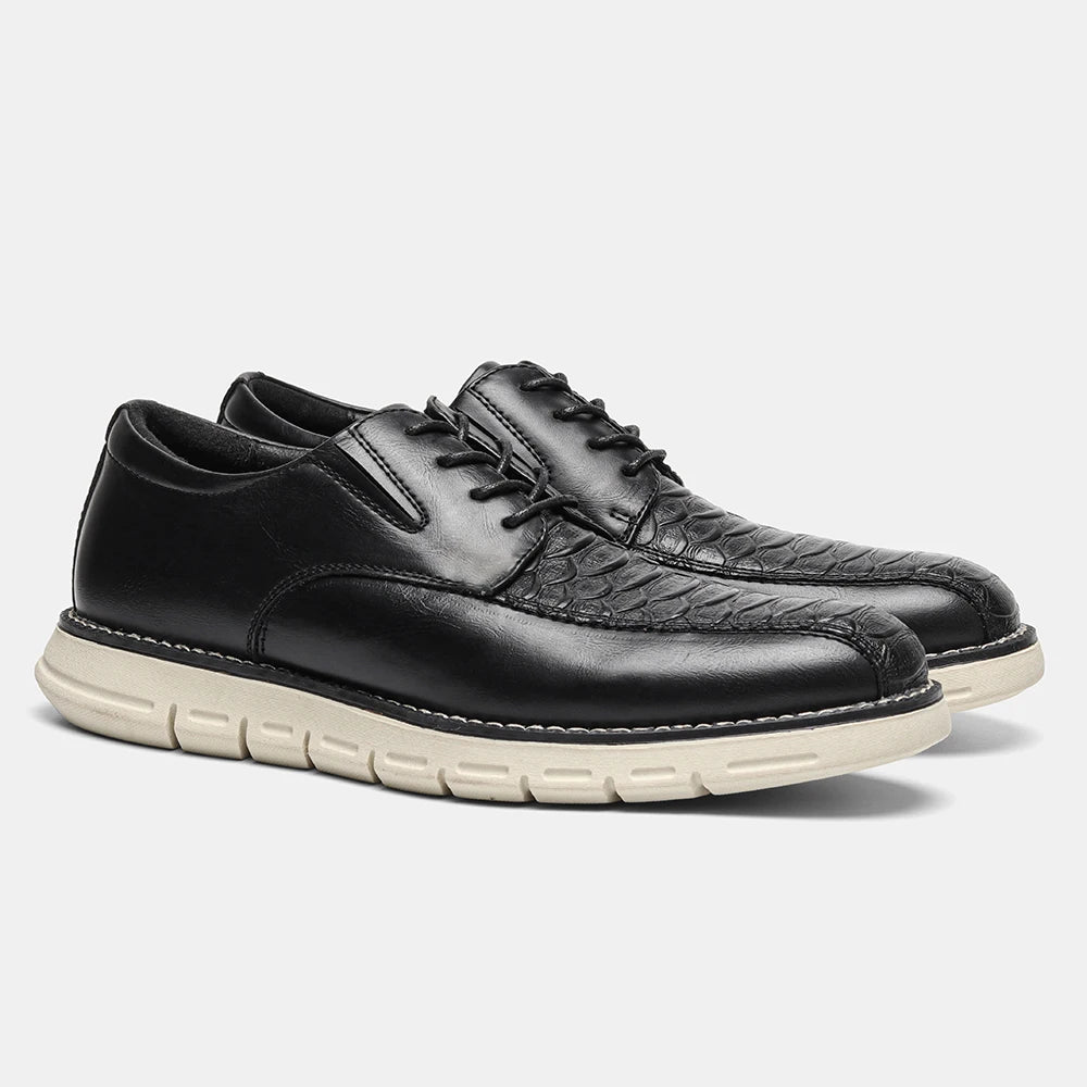Fashion Brogue Men's Shoes Comfortable 2025 Brand Casual Shoes Men