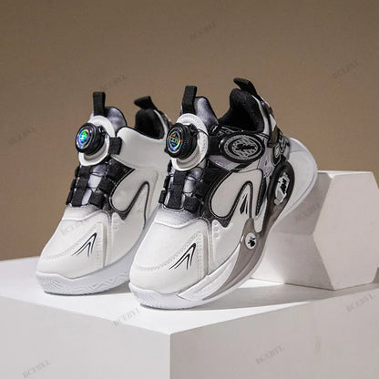 Baby Boys Summer Hot Sale Fashion New Soft Thick Sole Basketball/Football Sneakers Thick Sole Kids Sports Vulcanized Shoes