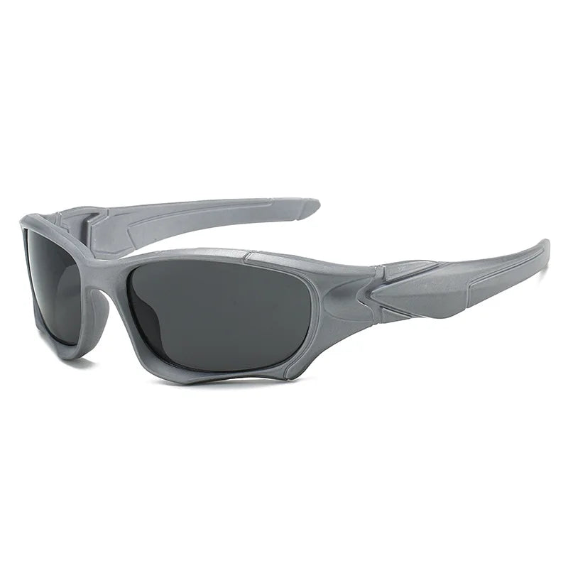 New UV400 Punk Men's Fashion Sport Sunglasses Cycling Driving Tactical Windproof  Coated Frame Fishing Riding Sun Glasses