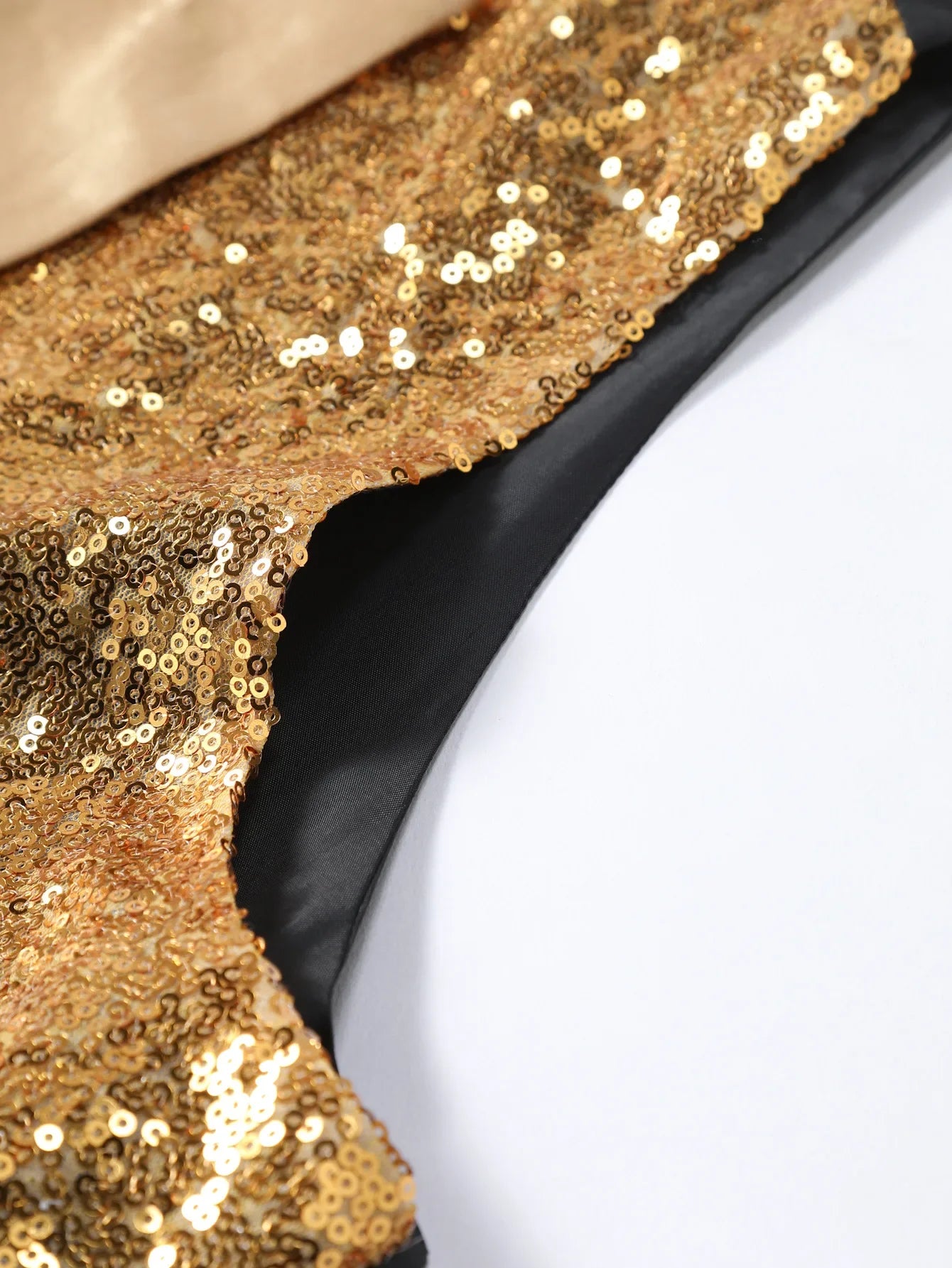 Men's Gold Sleeveless Blazer, Round Sequin-embellished Blazer Jacket, Perfect for Weddings, Parties, DJ Events, and Nightclubs.