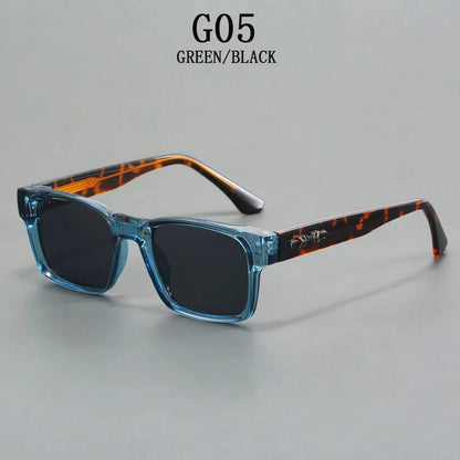 Polarized Sunglass Men Vintage Sunscreen Square Sunglasses Women Trendy Fashion Glasses Gafas De Sol Hombre Lunette Soleil Femme