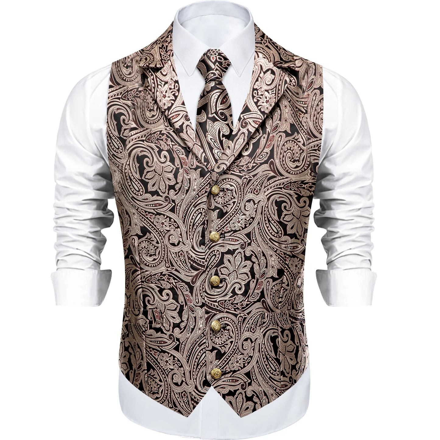 Victorian Vest Tie Set Green Plaid Gothic Waistcoat Sleeveless Jacket for Men Wedding Party Tuxedo Men's Soical Clothing