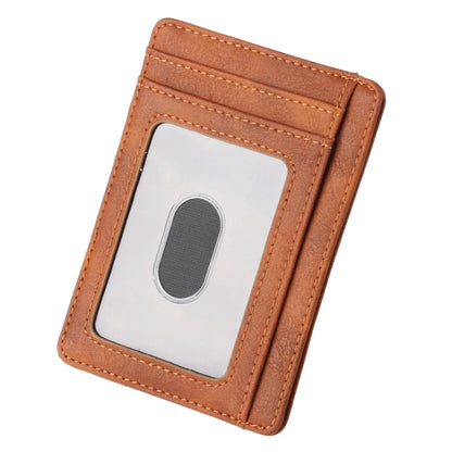 Blocking Wallet Business Card Cover for Case Super Thin Men Leather Credit Card Holder Card Travel Wallet Minimalist Wallet