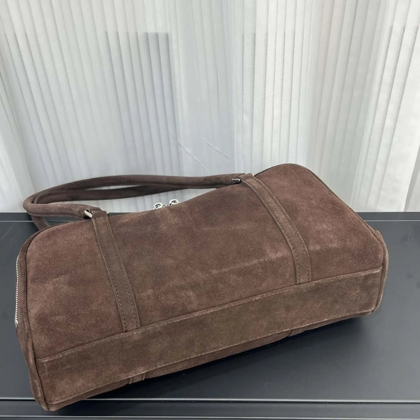 Elegant Versatile Suede Underarm Bags For Women Premium Soft Genuine Leather Shoulder Bag For Office Commute Lady Handbags New