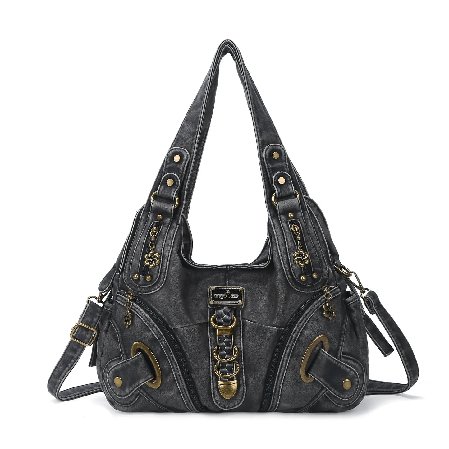 Vintage Women Handbags Fashion Shoulder Bag Large Tote Top-handle Shopping Pack Multifunctional Satchel Lady Hobos Purse
