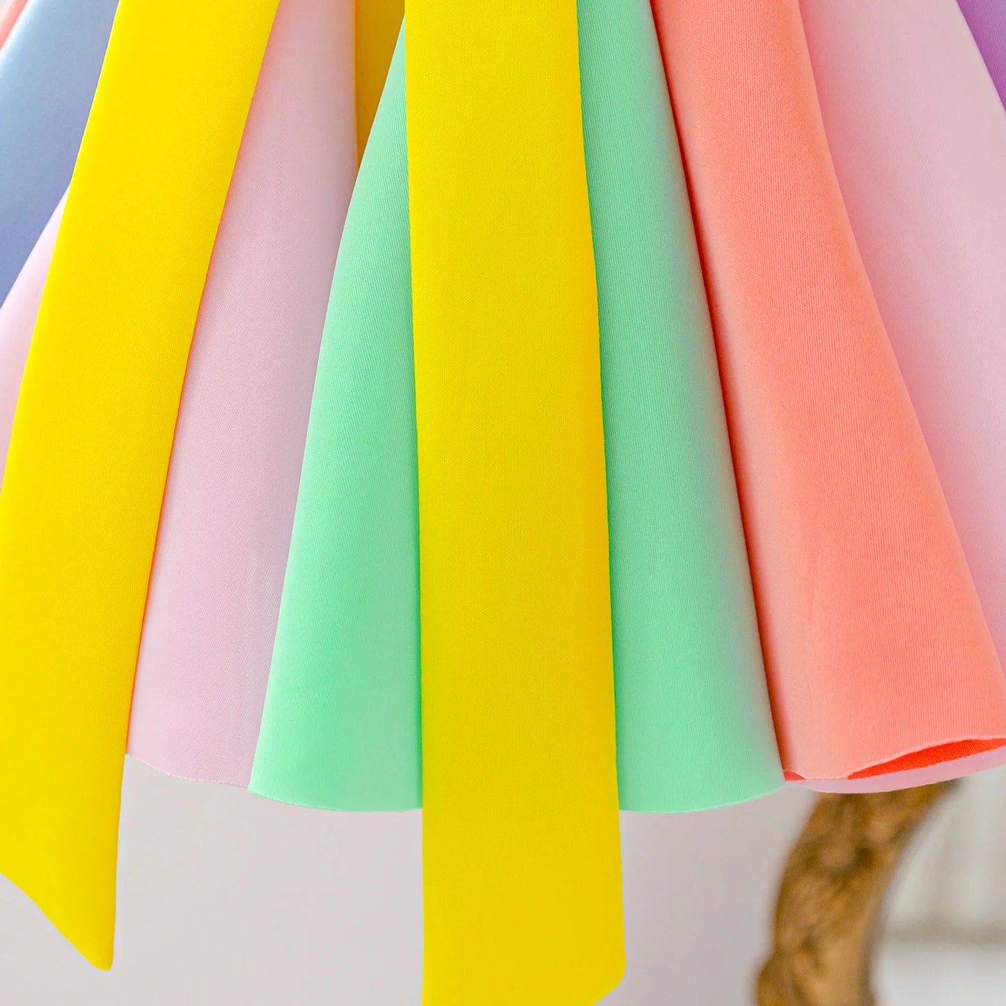 Summer Colorful Bridesmaid Party Girl Dresses Elegant Bow Wedding Birthday Princess Prom Dress Girl Gala Graduation Evening Gown