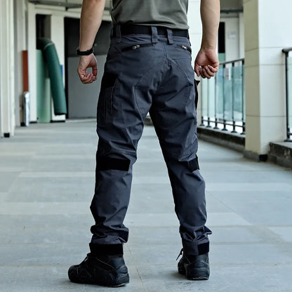 Cargo Pants Men Tactical Trousers Casual Multi Pockets Waterproof Pant Wear-Resistant Casual Trousers Outdoor Hiking Work Man