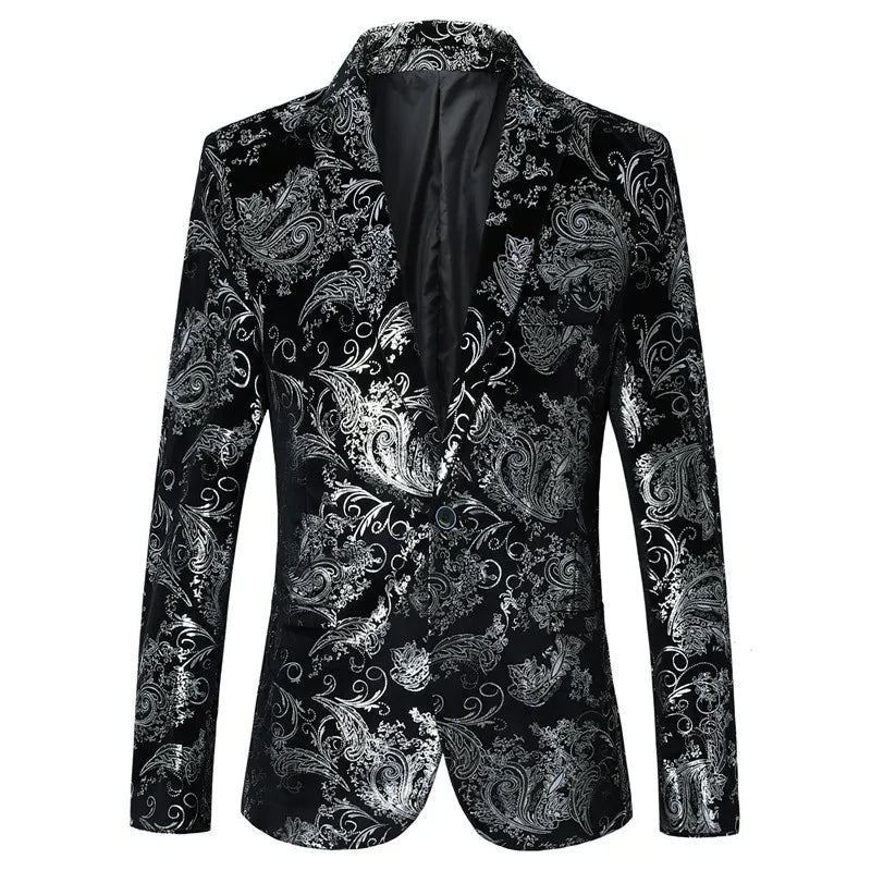 2026 New Men Business Social Suit Jacket Summer Male Single Breasted Thin Dress Male Jacquard Blazers Coats
