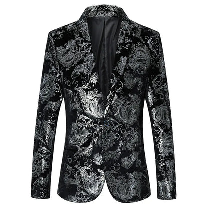 2026 New Men Business Social Suit Jacket Summer Male Single Breasted Thin Dress Male Jacquard Blazers Coats