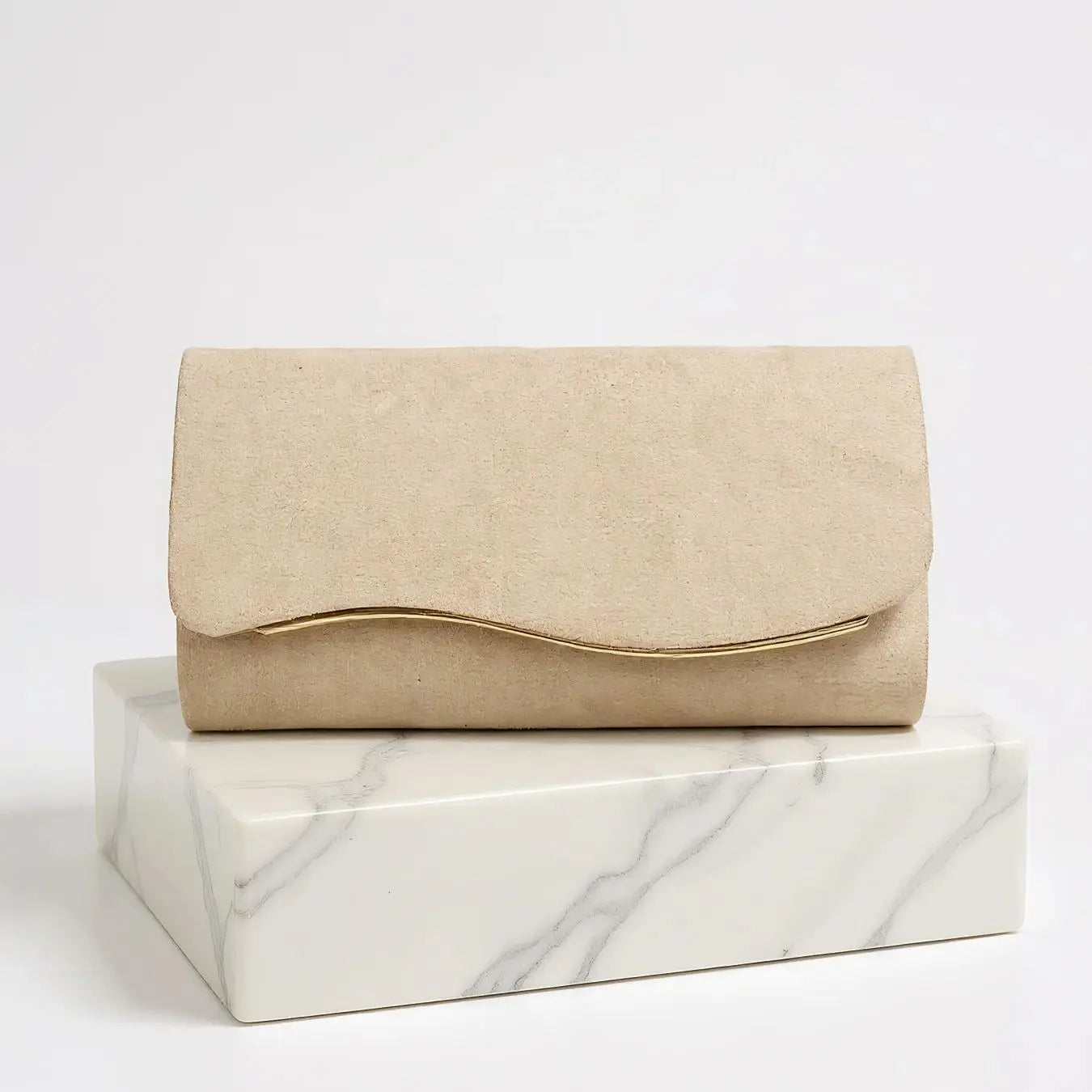 New Design Envelope Design Women Evening Bags Apricot Velvet Glitter Metal Clutch Bags With Shoulder Chain For Wedding