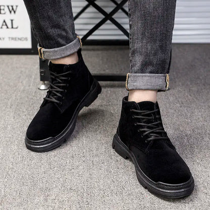 New Casual Trendy 2025 Male Shoes Comfortable Designer Original Deals Low Price Non Slip Footwear Cheap Fashion Y2k Men's Boots
