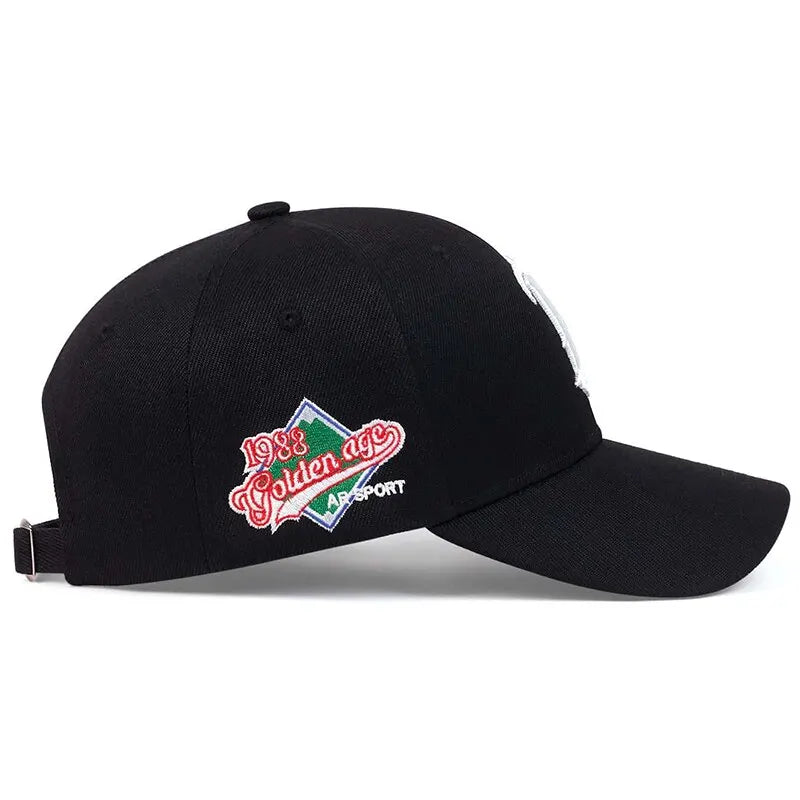 Fashion B Letter Embroidery 1988 Hip Hop Hats Outdoor Adjustable Casual Baseball Caps Sunscreen Hat
