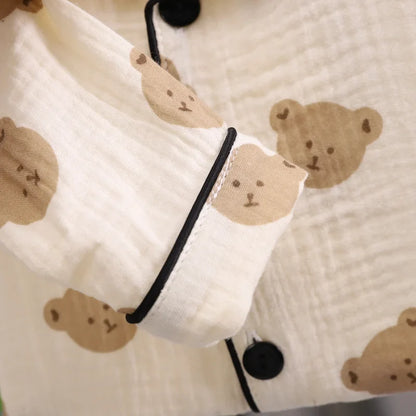 New Spring Autumn Baby Clothes Children Boys Sleepwear Tops and Pants Kids Pajamas Infant Girls Clothing Toddler Cartoon Costume