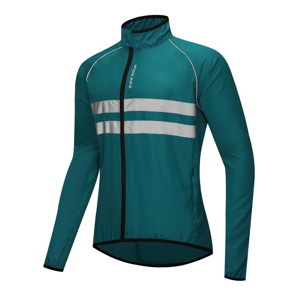 Wind Jacket Lightweight Cycling Windbreaker Windproof Bike Jacket Water Resistant Long Sleeve Jersey Wind Coat Vest