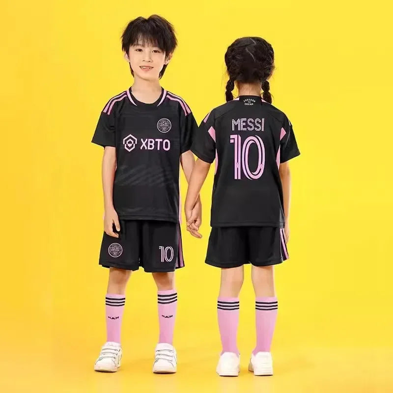 Sportswear NO.10/7 Training Uniform 3-13y Boys Girls Moisture-wicking Breathable Football Clothes SuitsKids Summer Quick-drying