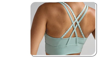 2 Pieces Solid Color Women Gym Yoga Set Cycling Short Legging Cross Sport Bra Tracksuit Suit Comprehensive Training Jog Athletic