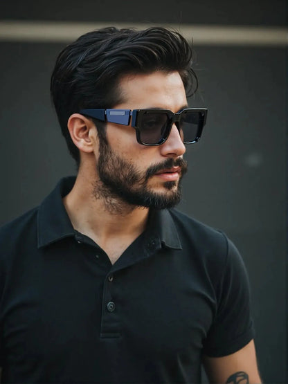 Retro Sunglasses Women Trendy Vintage Square Sunglass Men Fashion Glasses Shades Luxe Lunette Soleil Femme Gafas De Sol Hombre