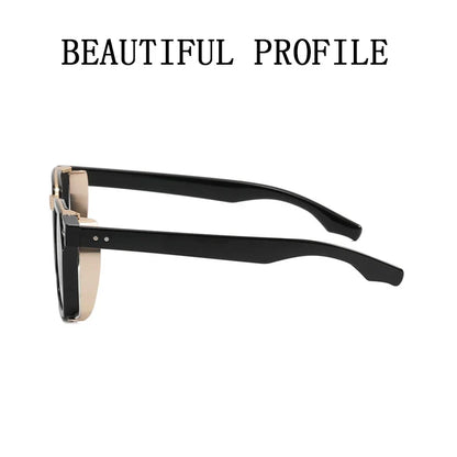 2023 Fashion Punk Sunglasses For Men Vintage Square Steampunk Glasses Luxury Sunglasses Women Trending Sonnenbrille Gafas De Sol