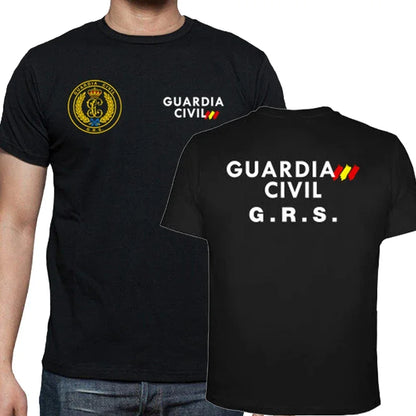 Civil Gar Insignia T-Shirt. Premium Cotton Short Sleeve O-Neck Mens T Shirt New S-5XL Tee Shirt Homme
