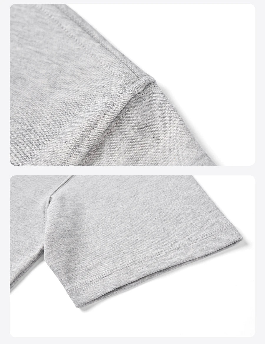 2026 Summer New 【Short Length】Quick-dry T-shirts Men 240gsm Breathable Cool comfortable Tops Plus Size Tees