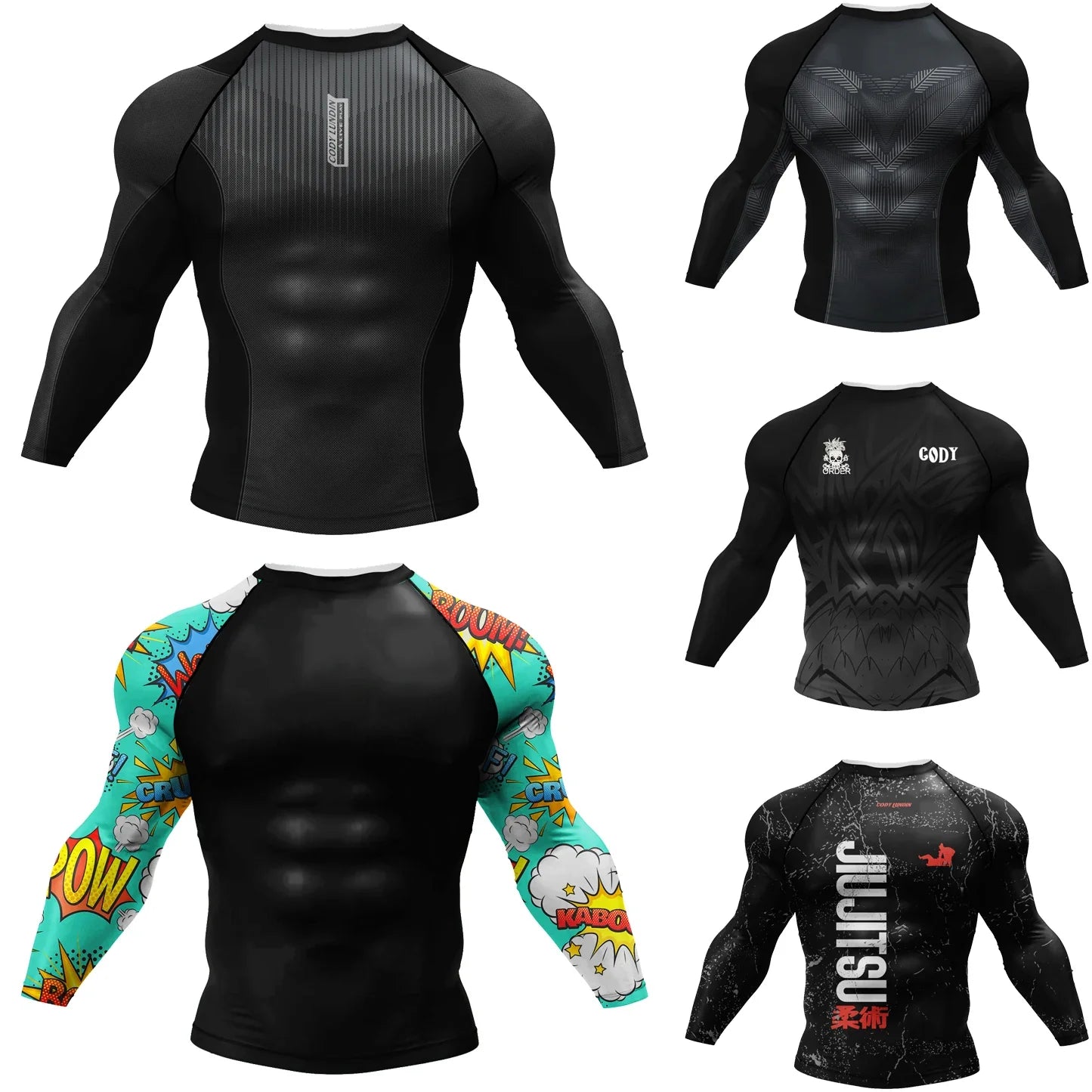 New UPF 50+ Rashguard Men's Surfing T-Shirt Quick Dry UV Protection Breathable Long Sleeve Beach Surf Wear Fitness Running Shirt