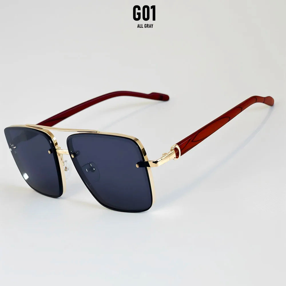 UV400 Protection Square Sunglasses Women 2026 Luxury Brand Design Sunglass Men Vintage Fashion Glasses Dropshipping Gafas De Sol