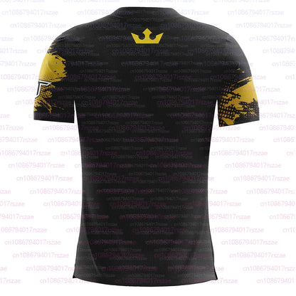 PFL Walk 2025 Boxing Jersey Men Summer Sparring MMA Uniform Clothing Outdoor Sports Short Sleeve Supporter T-Shirt Oversized Top