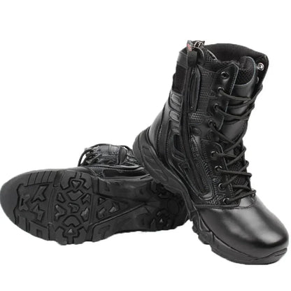 2025 Winter Tactical Boots Men Black Desert Safety Army Shoes Motorcycle Breathable Military Assault Combat Ankle Boots for Man