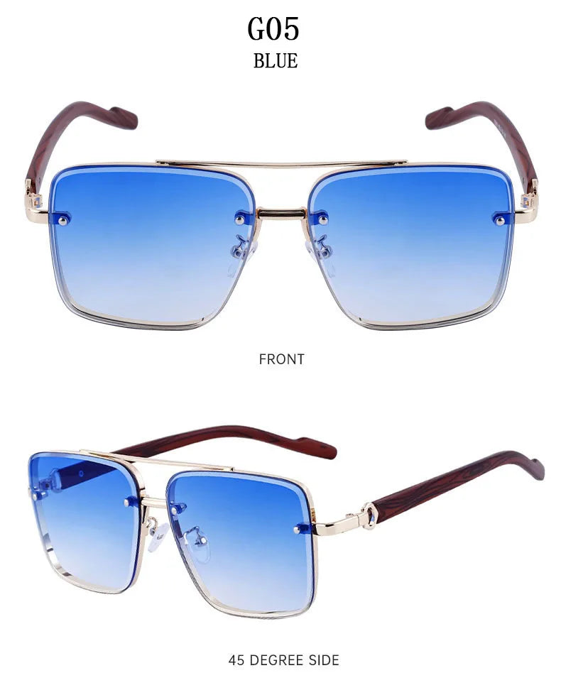 2024 Square Sunglasses For Men Vintage Sunglasses Women Trendy Vintage Fashion Glasses Dropshipping Gafas De Sol Hombre Okulary
