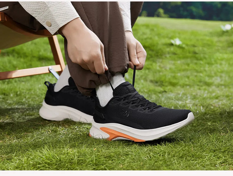 Men Running Racing Shoes Shock Absorbing Wear Thick Bottom Resistant Casual All-Match Mesh Male Sneaker 672412233