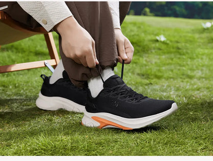Men Running Racing Shoes Shock Absorbing Wear Thick Bottom Resistant Casual All-Match Mesh Male Sneaker 672412233