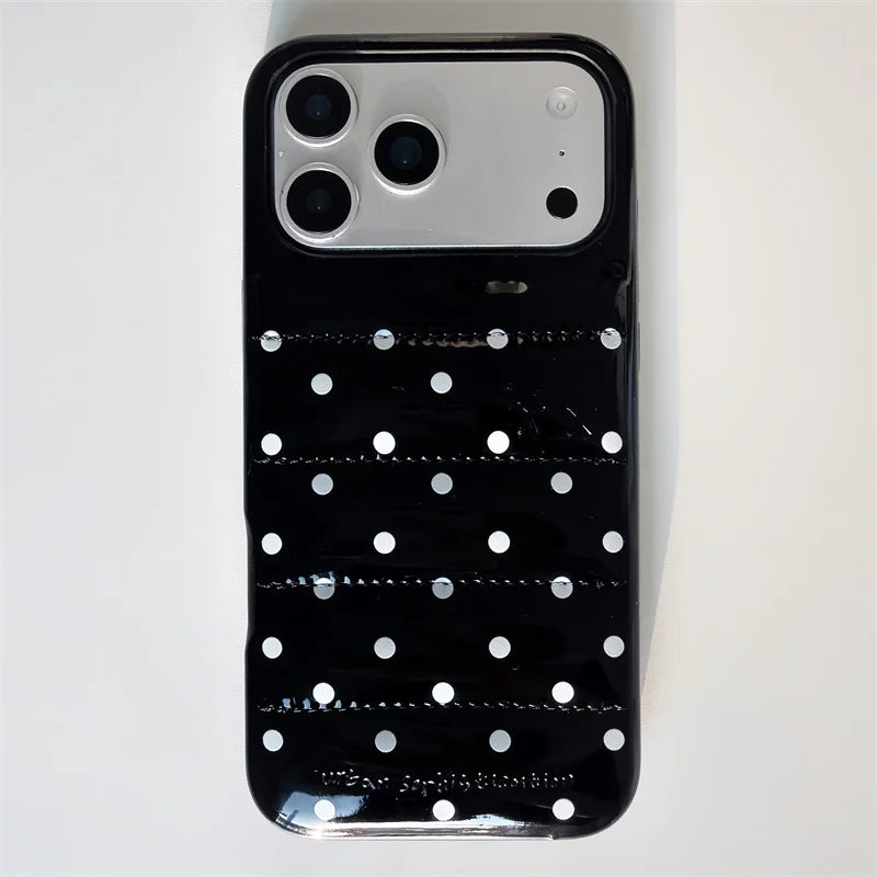 Luxury Silver Leather Love Heart Phone Case For iPhone 17 Pro 16 15 14 Pro Max Back Cover with Hand Strap Shockproof Cute Cases