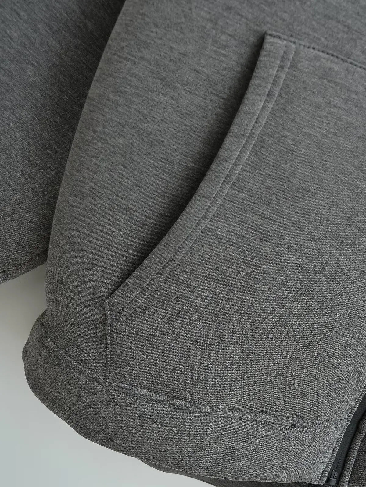 2026 Casual Women's Soild Zipper Hoodie Long Sleeve Big Pocket Zipper Jacket With Hood Female Loose Outerwear Coat Tops