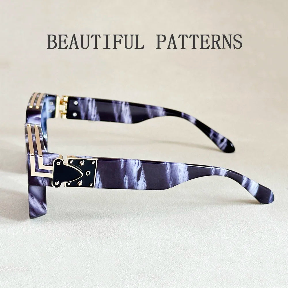 Square Sunglass Men Retro Millionaire Sunglasses Women 2025 Trendy Vintage Vacation Fashion Glasses Gafas De Sol Hombre Lunette