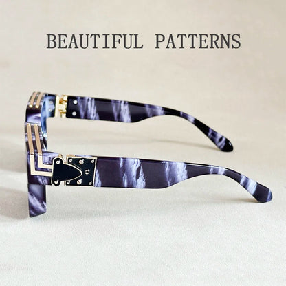 Square Sunglass Men Retro Millionaire Sunglasses Women 2025 Trendy Vintage Vacation Fashion Glasses Gafas De Sol Hombre Lunette