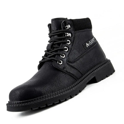 Latest Design Winter Plush Safety Boots Men Waterproof Steel Toe Indestructible Shoes Anti Smashing Puncture Proof Male Footwear