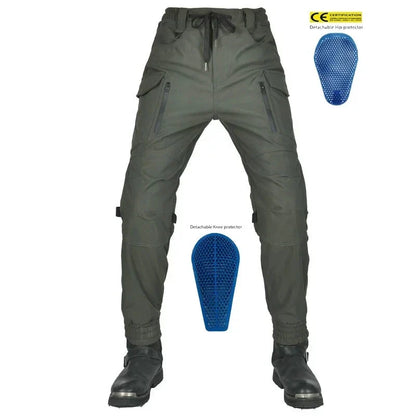 Motorcycle Riding Jeans Pants Waterproof reflective Soft Casual Inset Gear Wear-resistant Protective Layer On Hips And Knees