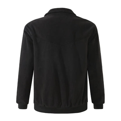 8 Areas Intelligent Electric Heating Polar Fleece Jacket Men's Winter Smart USB Constant Temperature Graphene Fleece Warmth Coat