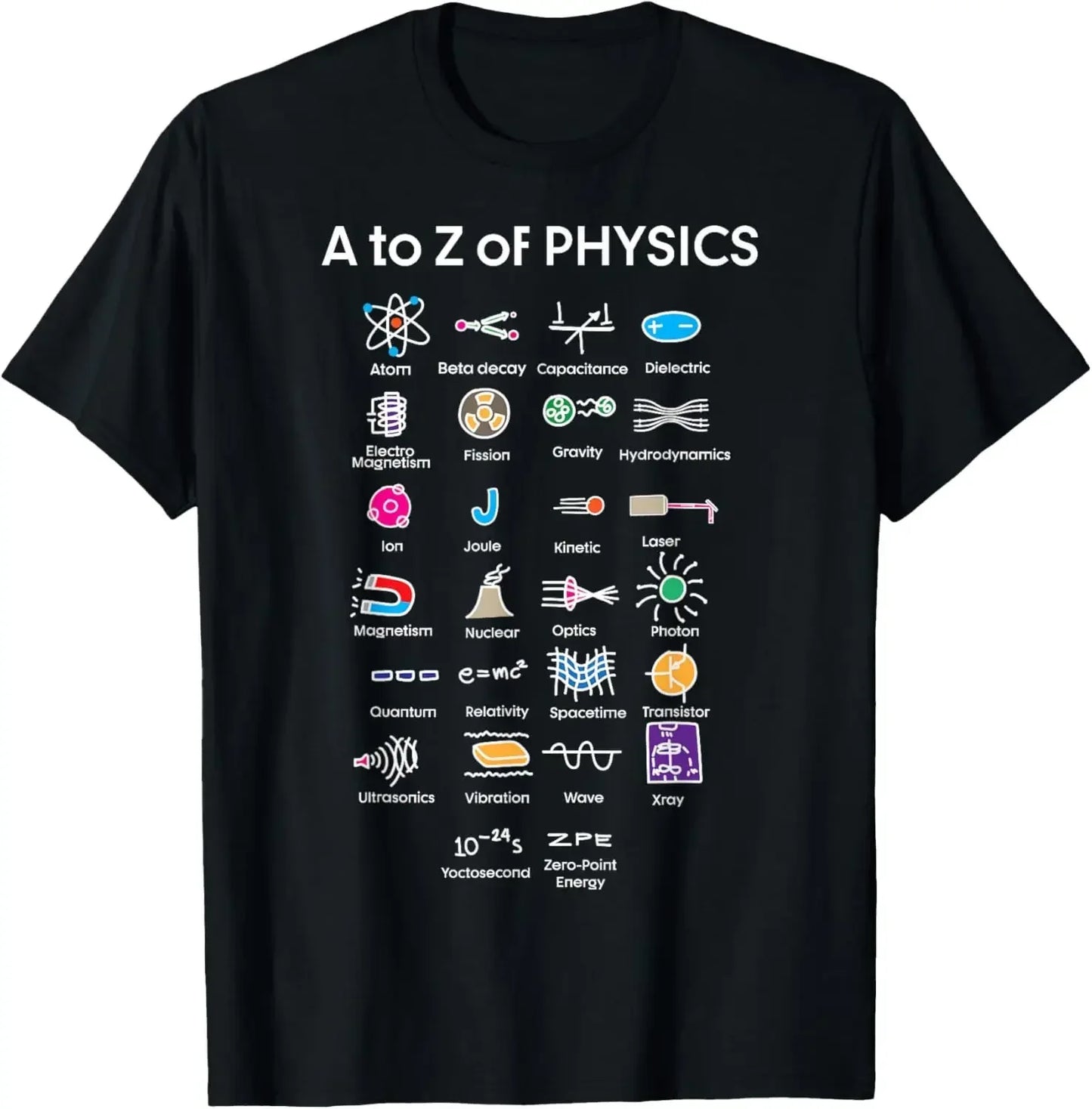 Quantum Physics Student Science T-shirt Printed Graphic T-shirt Women's T-shirt Vintage Summer Streetwear Harajuku Fashion  Y2K
