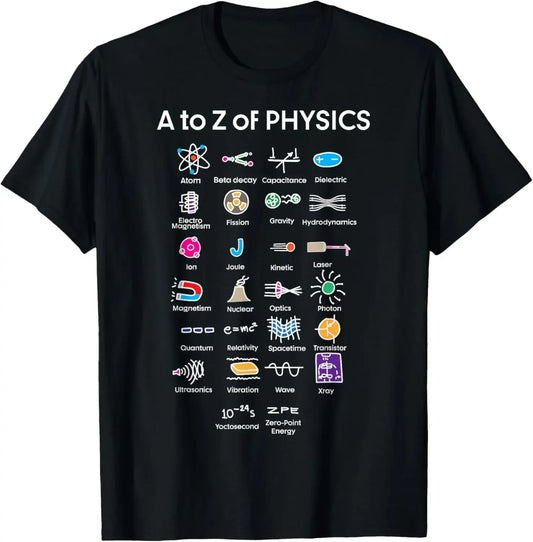 Quantum Physics Student Science T-shirt Printed Graphic T-shirt Women's T-shirt Vintage Summer Streetwear Harajuku Fashion  Y2K