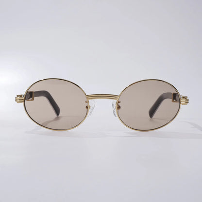 2025 New Retro Pure Titanium Acetate Sun Protection Men Sunglasses Fashion Round Outdoor Shading UV400 Driving Women Sun Glasses