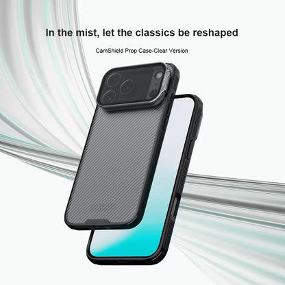 iPhone 17 Pro Max / 17 Pro Case CamShield Prop Camera Cover Transparent Stand Protection Back Cover Phone Case