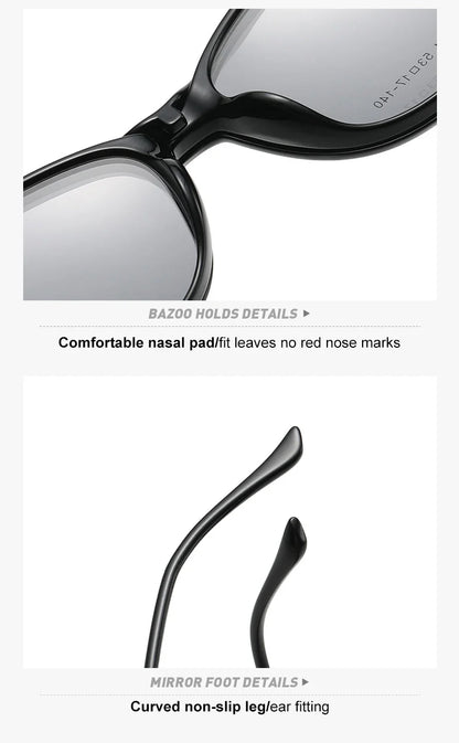 New Women's Cat Eye Polarized Sunglasses with Magnetic Clip Customizable Myopia Prescription Lens Reading Glasses