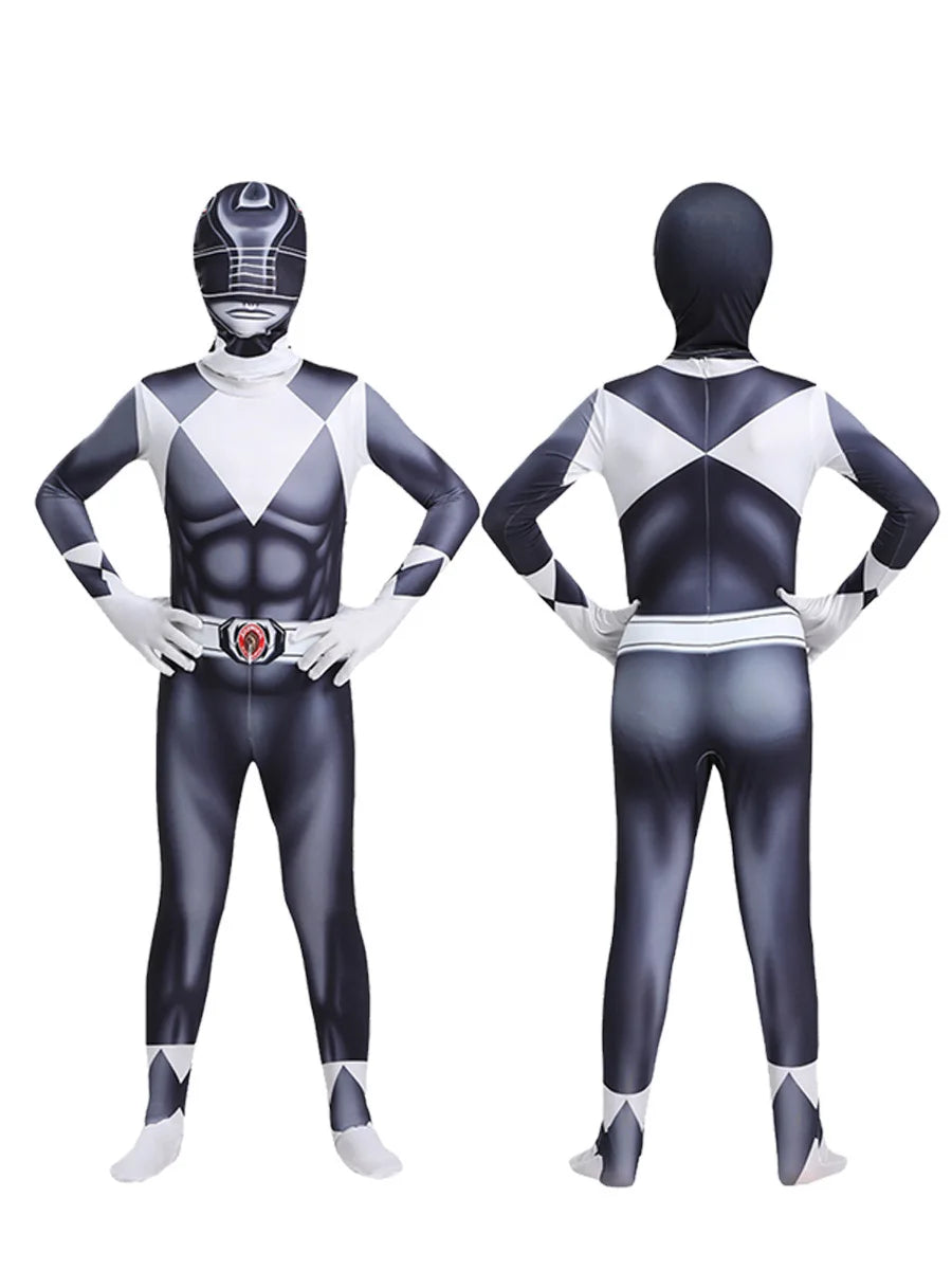 Power Samurai Sentai Shinkenger Rangers Costume Superhero Cosplay Halloween Birthday Party Jumpsuit Zentai Suit